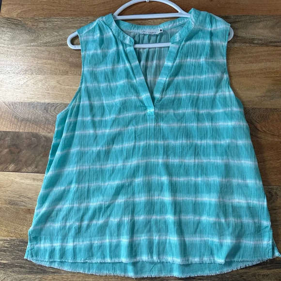 REI Tops - REI Carve Designs tank top blouse organic cotton, Large NWT blue green mint new